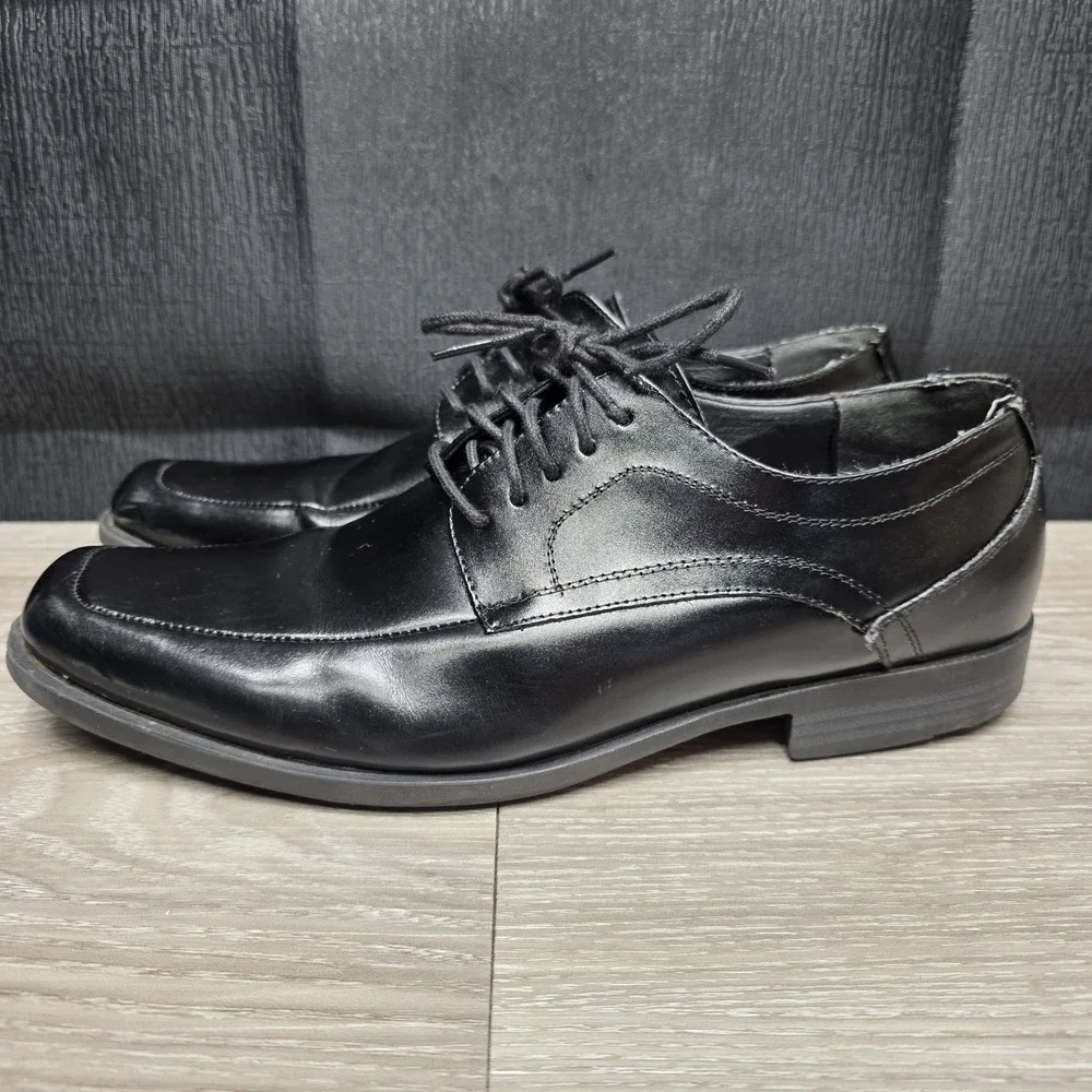 Stacy Adams CALHOUN Men's‎ Black 20117-001 Lace Up Casual Dress Shoes Size 9.5M